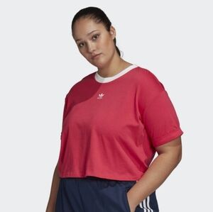 🌸3 for 25$🌸 Adidas Women's Red Cropped T-Shirt